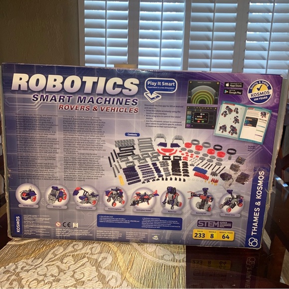 New Robotics Smart Machines Rovers & Vehicles STEM Engineering Kit Multi Robots - Picture 2 of 4